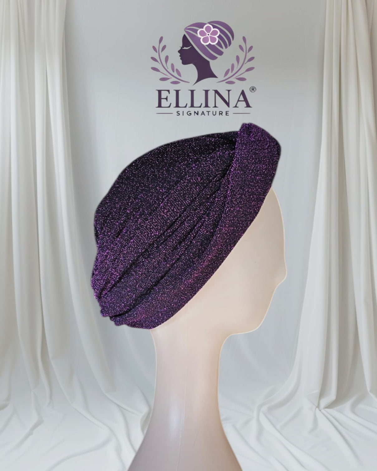 S61 - Evening Fabric, Dark Purple Color