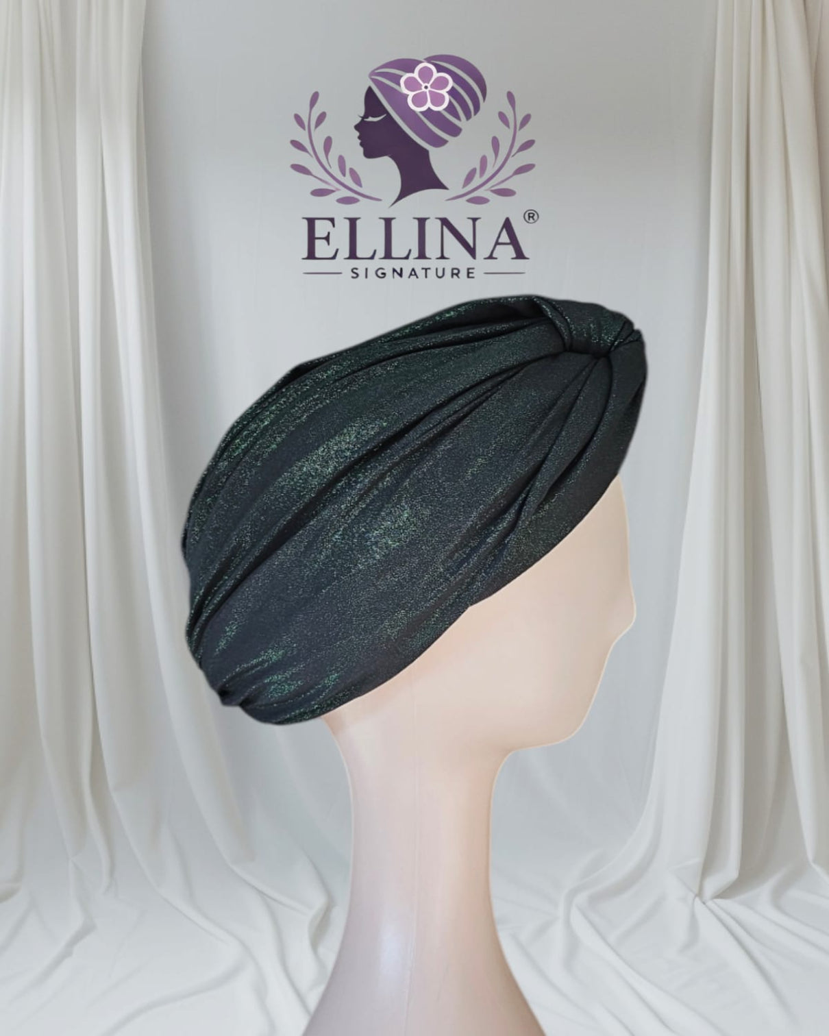 S50 - Tissu Soirée, Couleur Verte