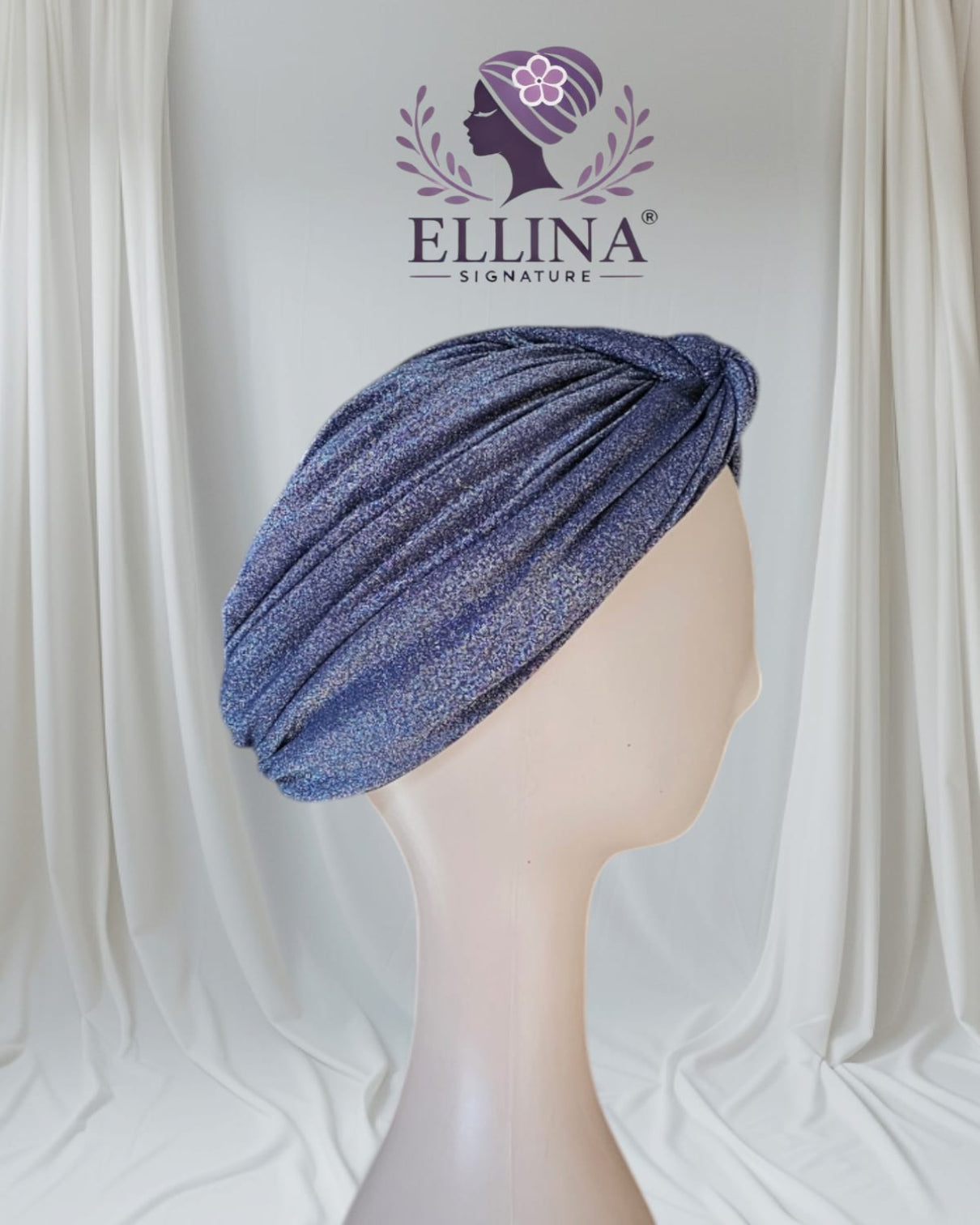 S54 - Evening Fabric, Blue Color