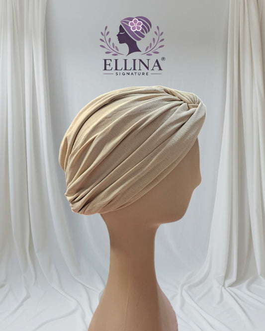 T74 - Tissu en Lycra, Couleur beige